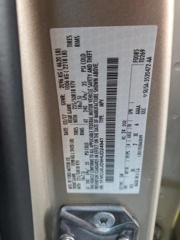 Photo 10 from auction – 2017 FORD ESCAPE TIT with VIN 1FMCU0JD9HUD24941