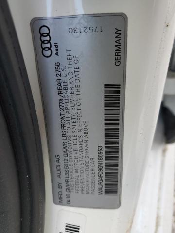 Photo 10 from auction – 2016 AUDI A6 PREMIUM with VIN WAUFGAFC9GN186953