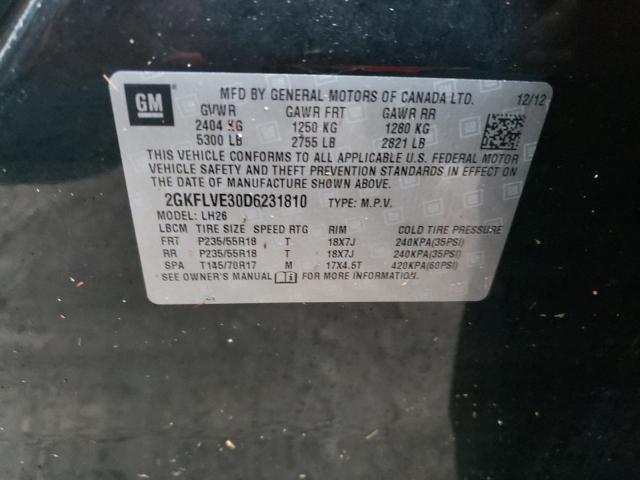 Photo 10 from auction – 2013 GMC TERRAIN SL with VIN 2GKFLVE30D6231810