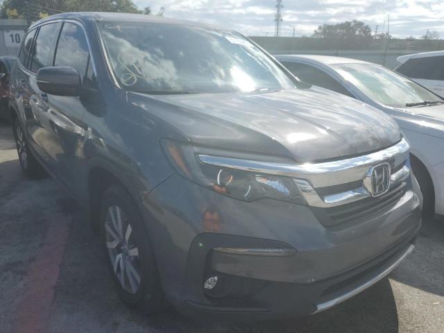 HONDA PILOT EX 2019 with VIN 5FNYF5H3XKB043438 - Photo from auction