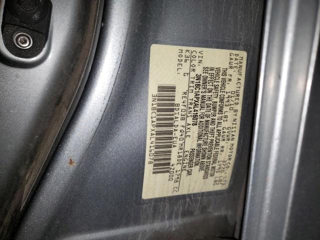 Photo 10 from auction – 2010 NISSAN VERSA S with VIN 3N1BC1APXAL416078