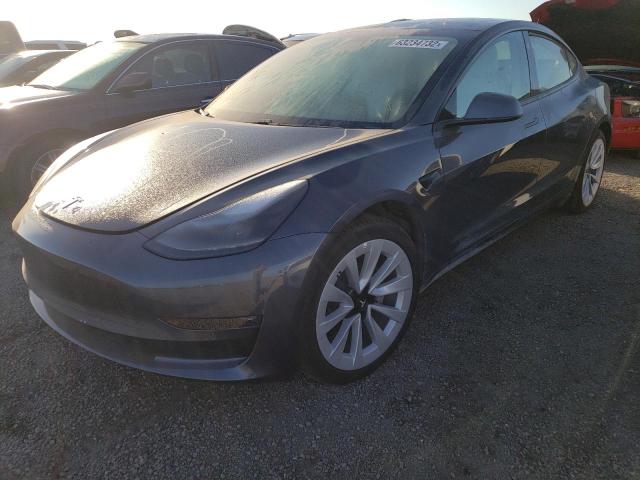 Photo 2 from auction – 2021 TESLA MODEL 3 with VIN 5YJ3E1EB9MF083398