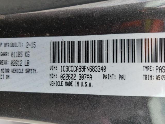 Photo 10 from auction – 2015 CHRYSLER 200 LIMITE with VIN 1C3CCCAB9FN683340