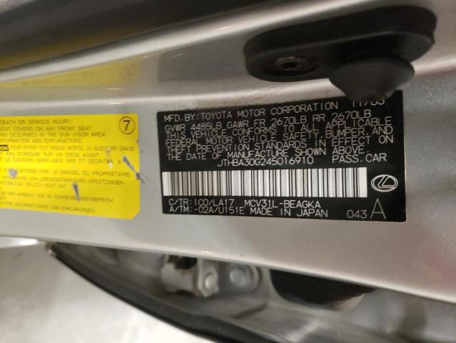 Photo 10 from auction – 2004 LEXUS ES 330 with VIN JTHBA30G245016910