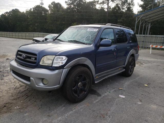Photo 9 from auction – 2002 TOYOTA SEQUOIA SR with VIN 5TDZT34A32S109183