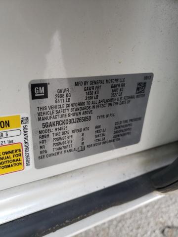 Photo 10 from auction – 2013 BUICK ENCLAVE with VIN 5GAKRCKD9DJ265050