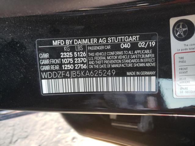 Photo 10 from auction – 2019 MERCEDES-BENZ E 300 with VIN WDDZF4JB5KA625249