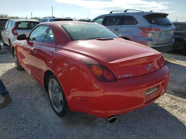 Photo 3 from auction – 2002 LEXUS SC 430 with VIN JTHFN48Y320005885
