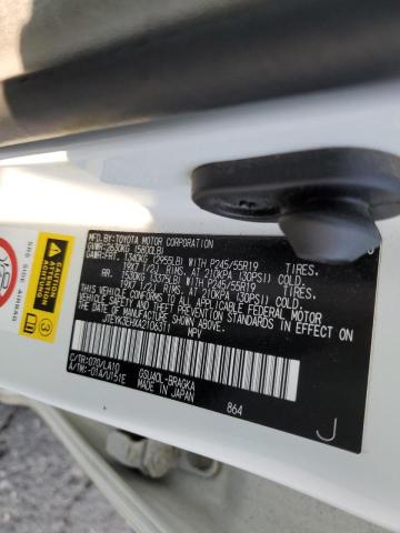 Photo 10 from auction – 2010 TOYOTA HIGHLANDER with VIN JTEYK3EHXA2106311