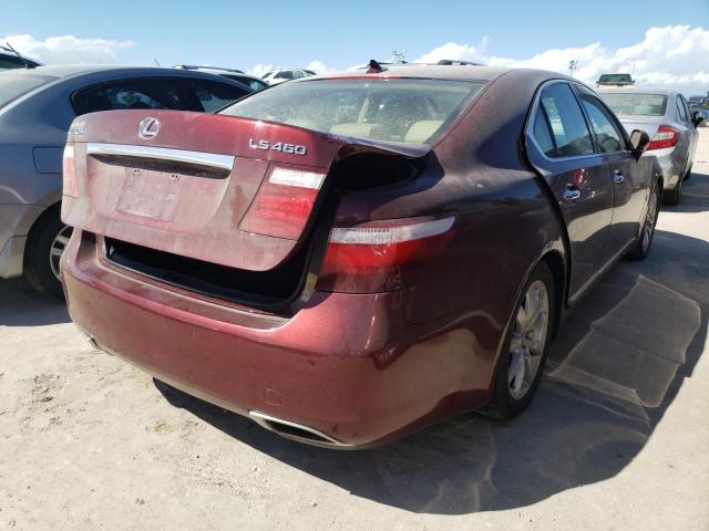 Photo 4 from auction – 2007 LEXUS LS 460 with VIN JTHBL46F775000799