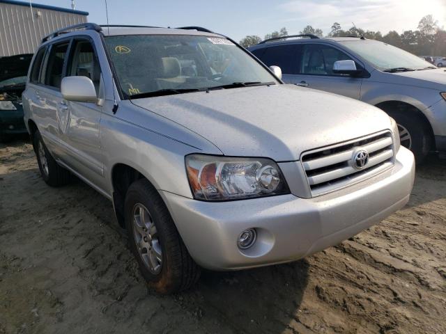 TOYOTA HIGHLANDER 2006 with VIN JTEGP21A160123971 - Photo from auction