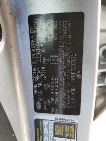 Photo 10 from auction – 2011 KIA SOUL with VIN KNDJT2A11B7307010