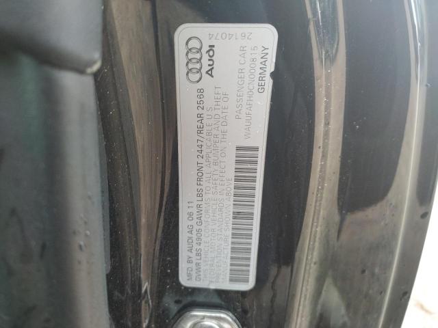 Photo 10 from auction – 2012 AUDI A5 PRESTIG with VIN WAUUFAFH0CN000815