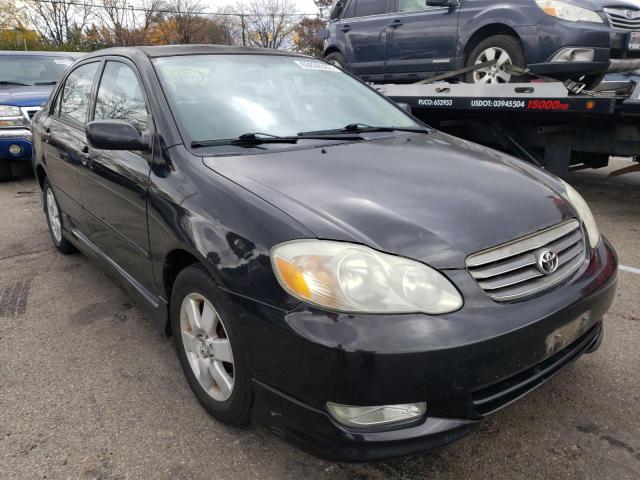 TOYOTA COROLLA CE 2003 with VIN 2T1BR32E83C160551 - Photo from auction