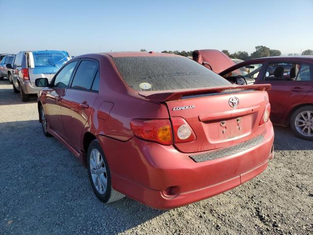Photo 3 from auction – 2009 TOYOTA COROLLA BA with VIN 1NXBU40E99Z079850