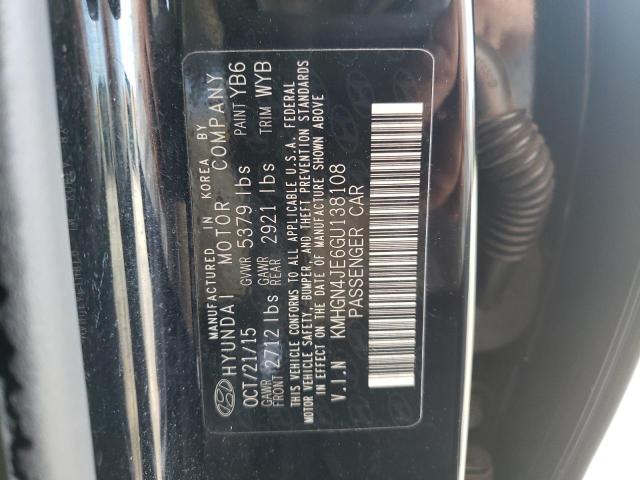 Photo 10 from auction – 2016 HYUNDAI GENESIS 3. with VIN KMHGN4JE6GU138108