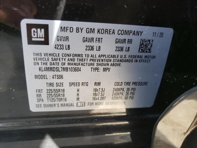 Photo 10 from auction – 2021 BUICK ENCORE GX with VIN KL4MMDSL7MB103604