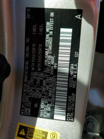 Photo 10 from auction – 2016 TOYOTA HIGHLANDER with VIN 5TDDKRFH3GS322071
