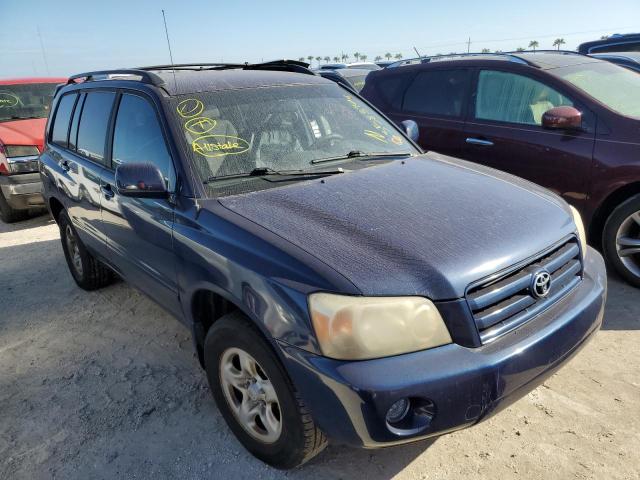 TOYOTA HIGHLANDER 2007 with VIN JTEGD21A670166986 - Photo from auction