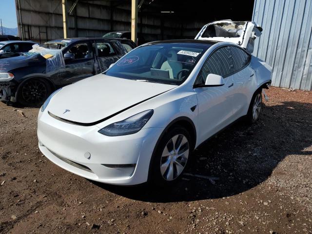 Photo 2 from auction – 2021 TESLA MODEL Y with VIN 5YJYGAEE6MF211395