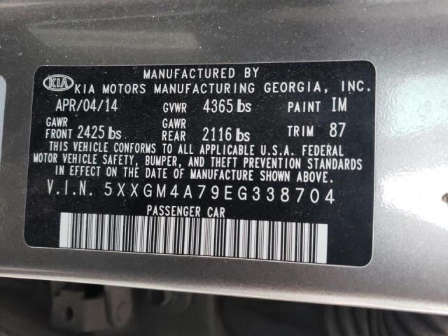 Photo 10 from auction – 2014 KIA OPTIMA LX with VIN 5XXGM4A79EG338704