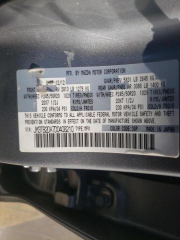Photo 10 from auction – 2013 MAZDA CX-9 GRAND with VIN JM3TB2DA7D0408210