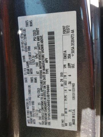 Photo 10 from auction – 2014 FORD ESCAPE SE with VIN 1FMCU0G95EUB76690