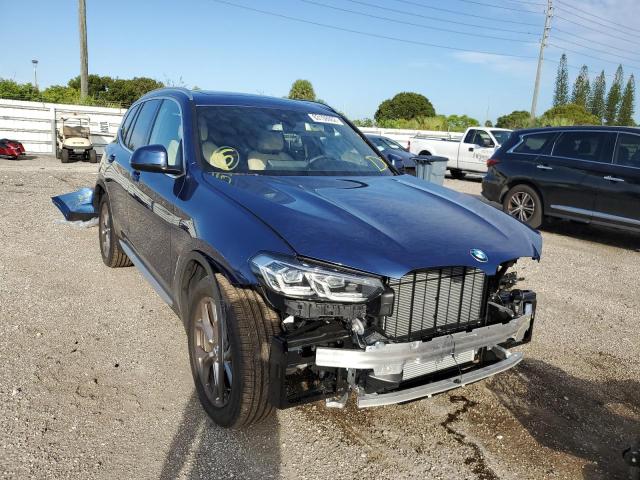 Photo 1 from auction – 2022 BMW X3 SDRIVE3 with VIN 5UX43DP03N9M68635