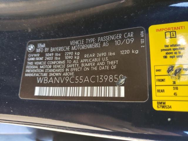 Photo 10 from auction – 2010 BMW 535 XI with VIN WBANV9C55AC139850
