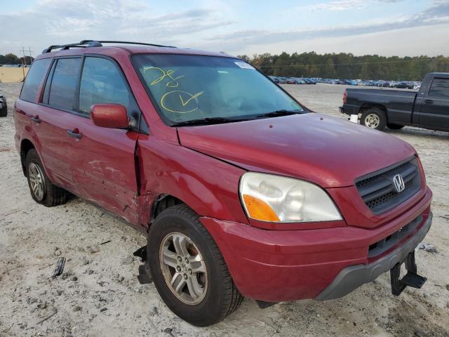 HONDA PILOT EXL 2004 with VIN 2HKYF18654H533213 - Photo from auction
