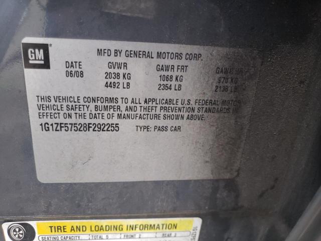 Photo 10 from auction – 2008 CHEVROLET MALIBU with VIN 1G1ZF57528F292255