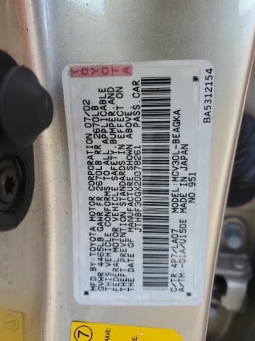 Photo 10 from auction – 2002 LEXUS ES 300 with VIN JTHBF30GX20078261