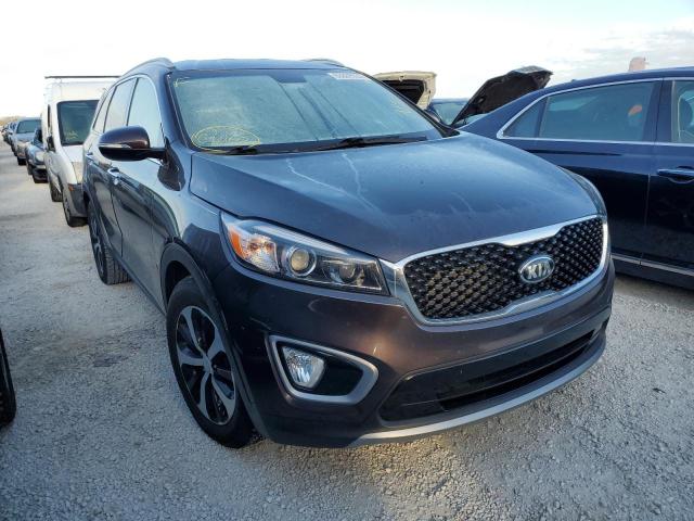 KIA SORENTO EX 2016 with VIN 5XYPH4A58GG105205 - Photo from auction