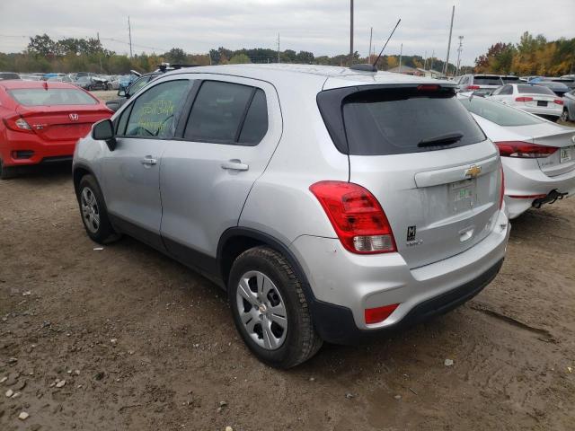 Photo 3 from auction – 2017 CHEVROLET TRAX LS with VIN 3GNCJKSB5HL135100