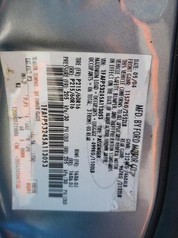 Photo 10 from auction – 2005 FORD TAURUS SE with VIN 1FAFP53245A113053
