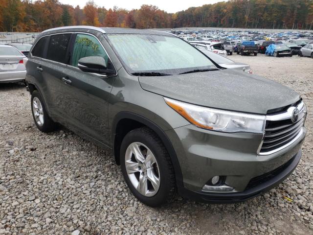 TOYOTA HIGHLANDER 2014 with VIN 5TDDKRFH6ES070541 - Photo from auction