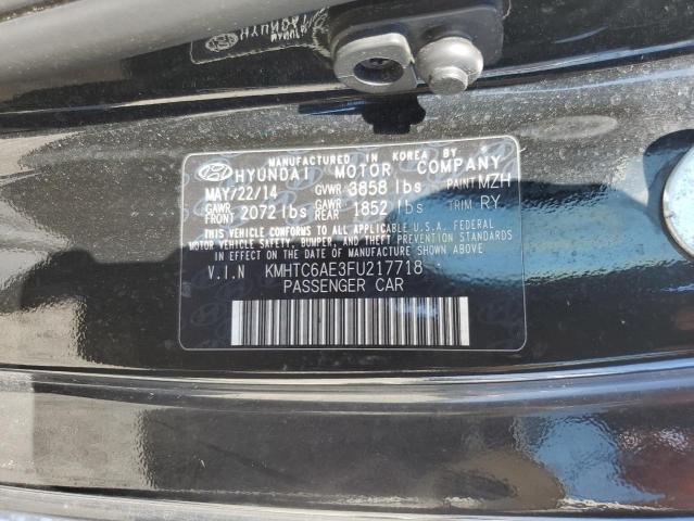 Photo 10 from auction – 2015 HYUNDAI VELOSTER T with VIN KMHTC6AE3FU217718