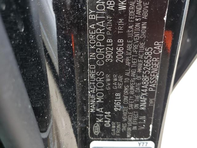 Photo 10 from auction – 2015 KIA FORTE EX with VIN KNAFX4A88F5266585