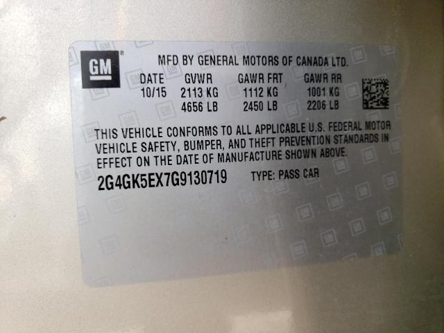 Photo 10 from auction – 2016 BUICK REGAL with VIN 2G4GK5EX7G9130719