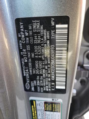 Photo 10 from auction – 2021 GENESIS GV80 BASE with VIN KMUHCESC8MU049893
