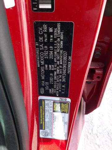 Photo 10 from auction – 2019 KIA FORTE FE with VIN 3KPF24AD3KE038037