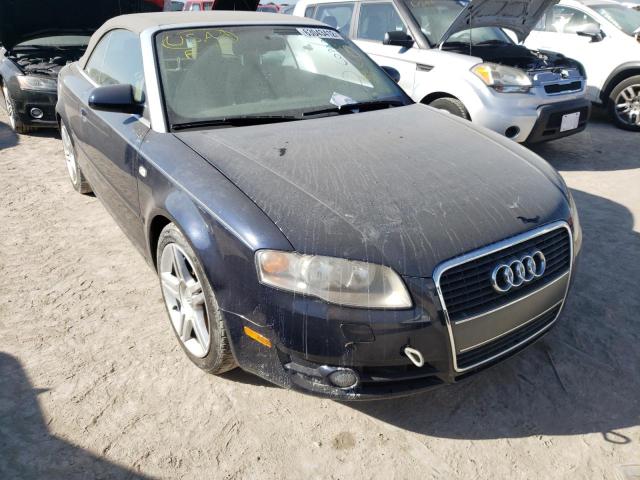 AUDI A4 2.0T CA 2007 with VIN WAUAF48H87K016558 - Photo from auction