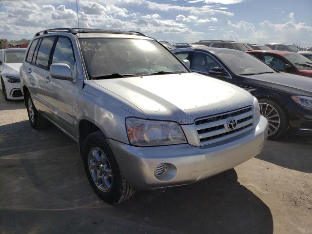 TOYOTA HIGHLANDER 2006 with VIN JTEEP21AX60147824 - Photo from auction