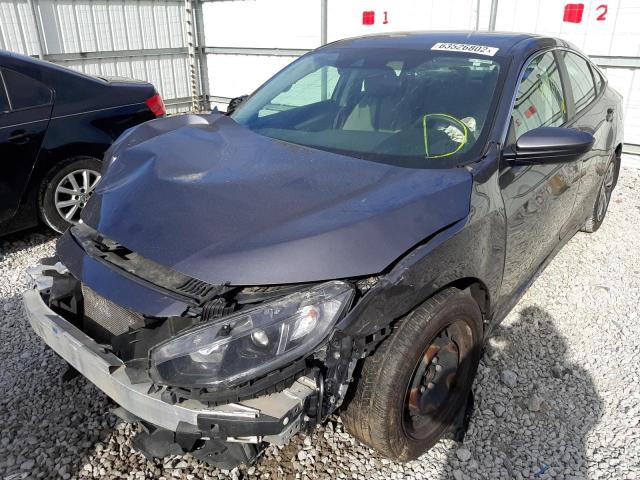 Photo 2 from auction – 2019 HONDA CIVIC LX with VIN 2HGFC2F64KH563206