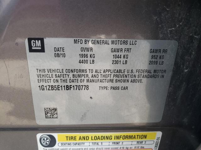 Photo 10 from auction – 2011 CHEVROLET MALIBU LS with VIN 1G1ZB5E11BF170778