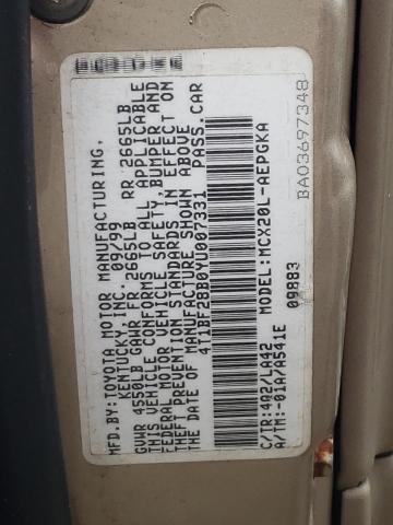 Photo 10 from auction – 2000 TOYOTA UK with VIN 4T1BF28B0YU007331