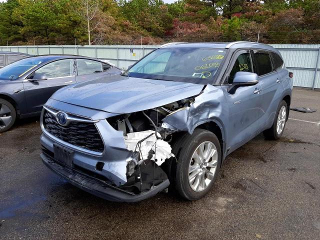 Photo 2 from auction – 2021 TOYOTA HIGHLANDER with VIN 5TDXBRCH8MS061095