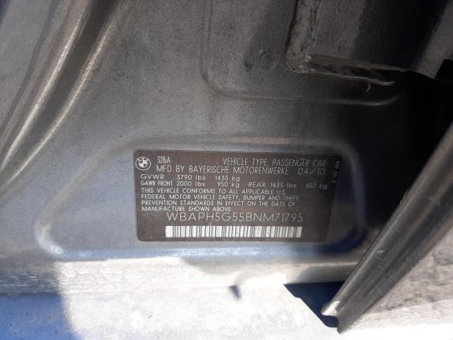 Photo 10 from auction – 2011 BMW 328 I SULE with VIN WBAPH5G55BNM71795