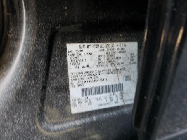 Photo 10 from auction – 2004 FORD F150 SUPER with VIN 1FTPW14534KC75414