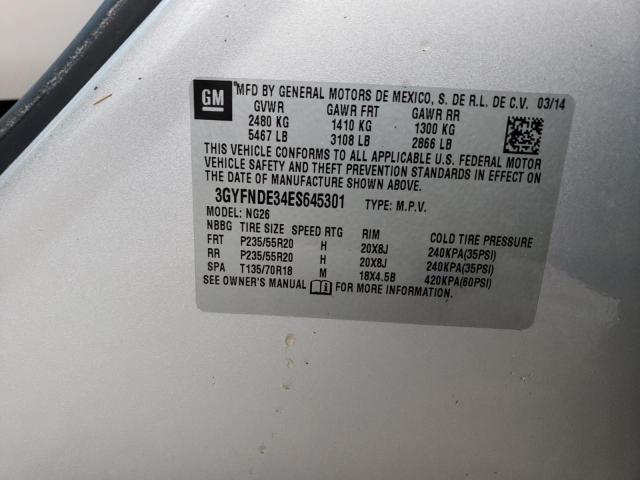 Photo 10 from auction – 2014 CADILLAC SRX PREMIU with VIN 3GYFNDE34ES645301